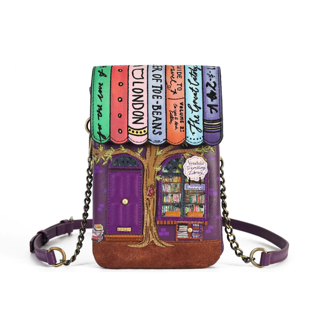 Vendula London Travelling Library Bookshop Phone Pouch