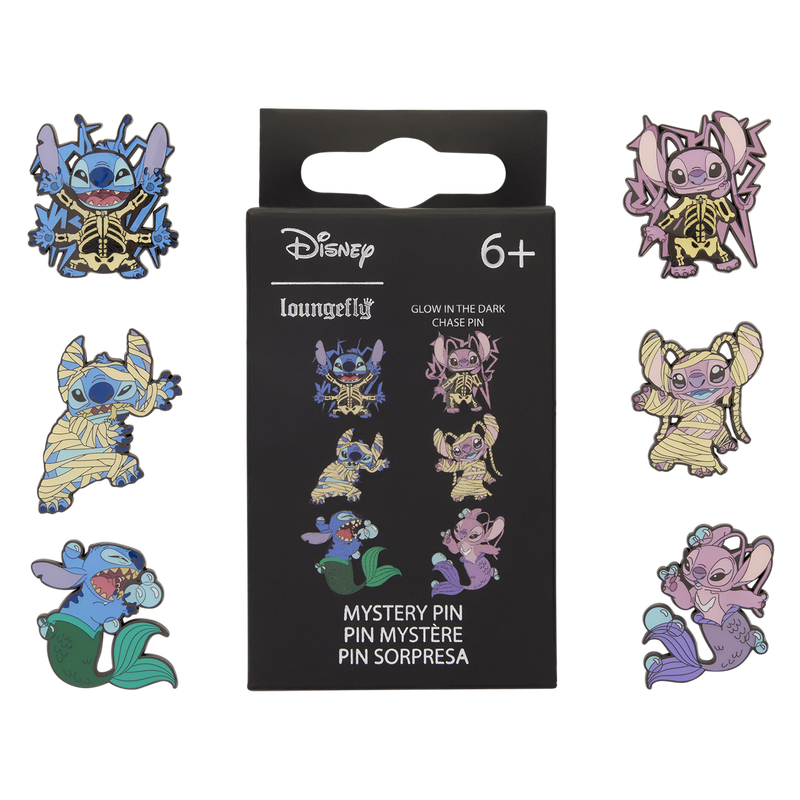 Loungefly Stitch & Angel Halloween Costume Mystery Blind Box Pin [ONE RANDOM]