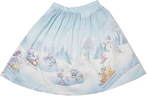 Loungefly Stitch Shoppe Disney Winter Mickey and Friends Tulle Overlay Skirt-2