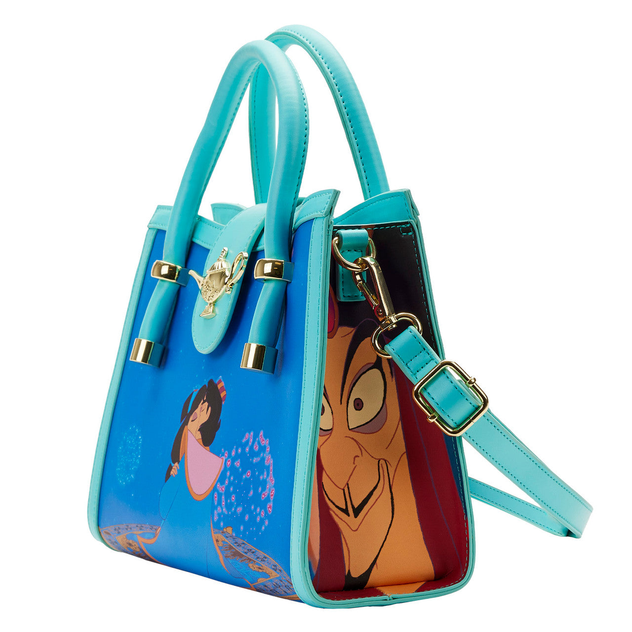 Loungefly Disney Aladdin & Jasmine Princess Series Crossbody Bag Purse-zoom-2