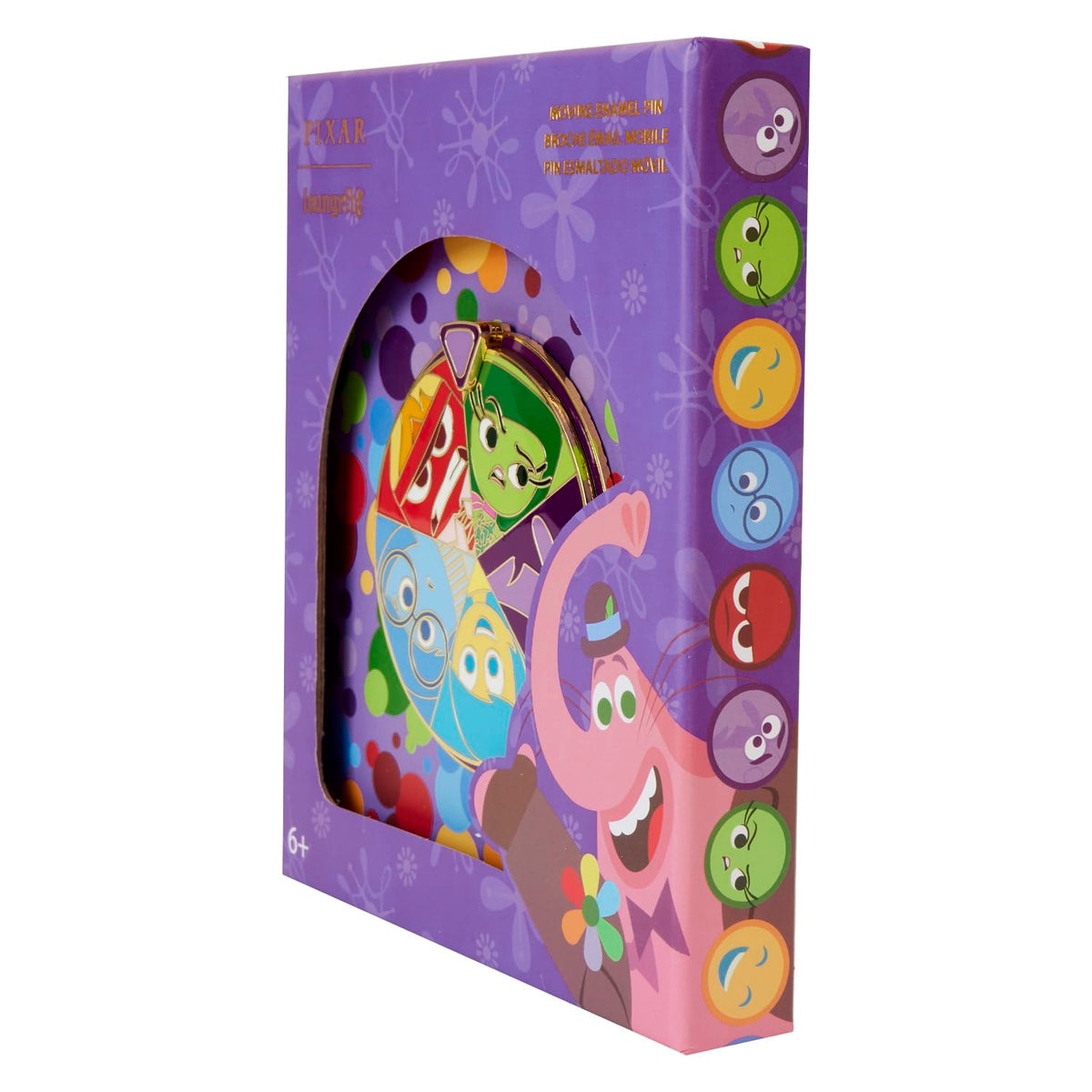 Loungefly Pixar Inside Out Core Memories Spinning 3" Collector Box Pin