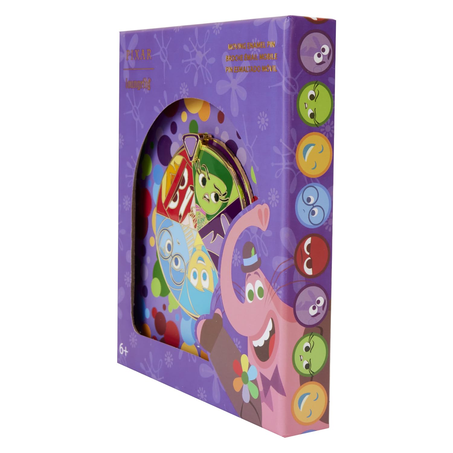 Loungefly Pixar Inside Out Core Memories Spinning 3" Collector Box Pin-2