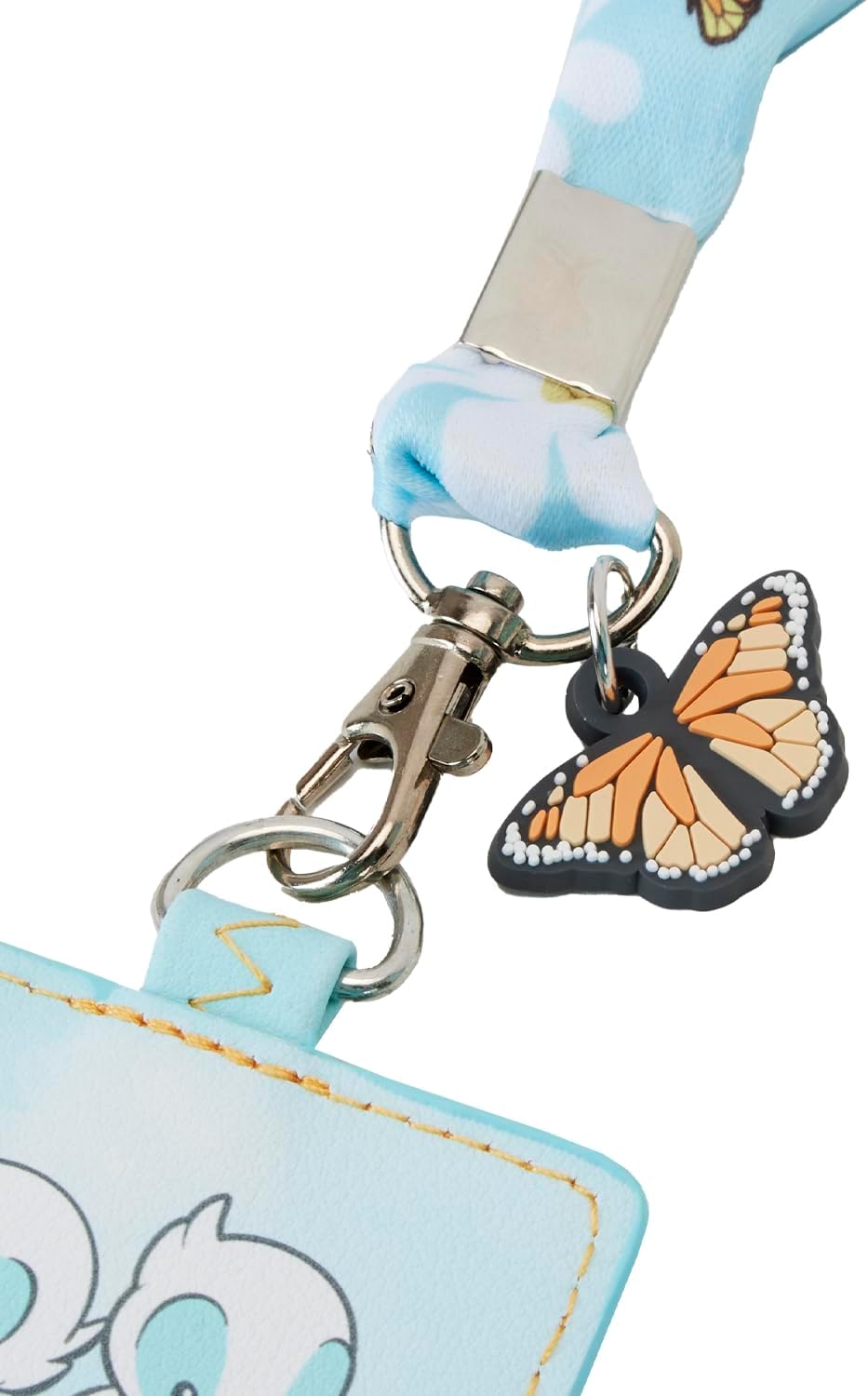 Loungefly Disney Lilo and Stitch Springtime Stitch Lanyard with Cardholder