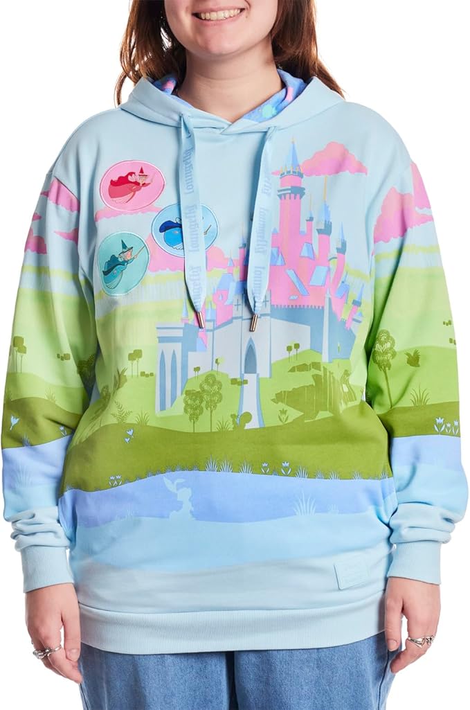 Loungefly Disney Sleeping Beauty Castle Hoodie-zoom-9
