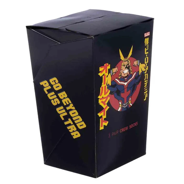 My Hero Academia Casual Crew Socks for Men 3-Pack-zoom-7