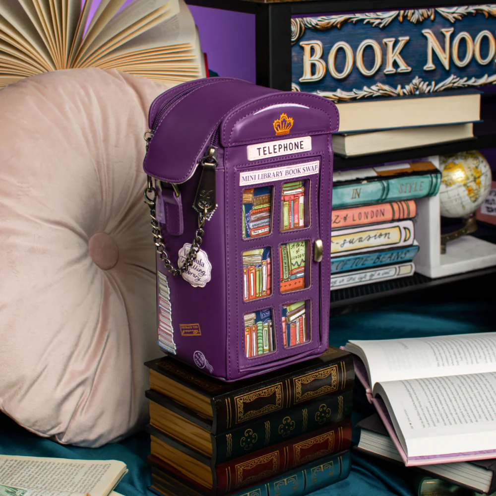 Vendula London Travelling Library Bookshop Book Nook Bag-zoom-14