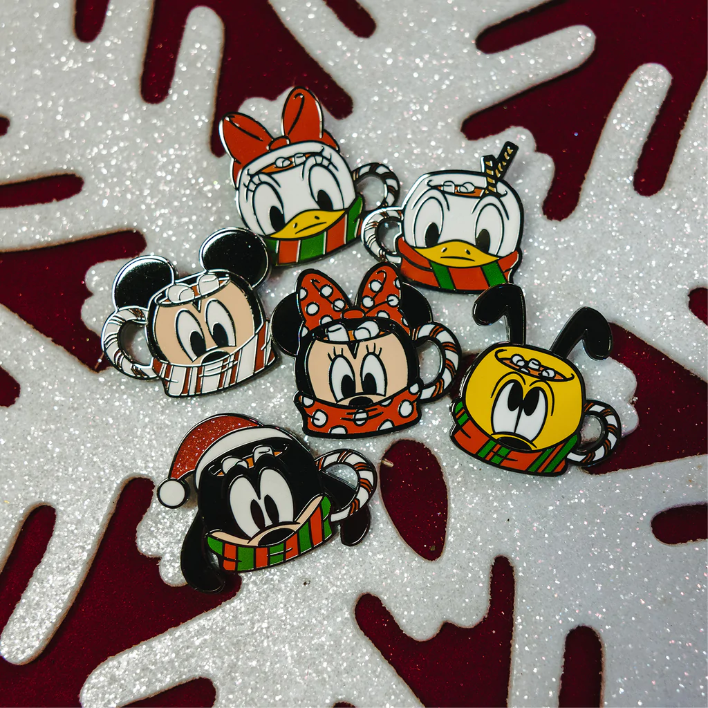 Loungefly Mickey & Friends Hot Cocoa Blind Box Pins [ONE RANDOM]