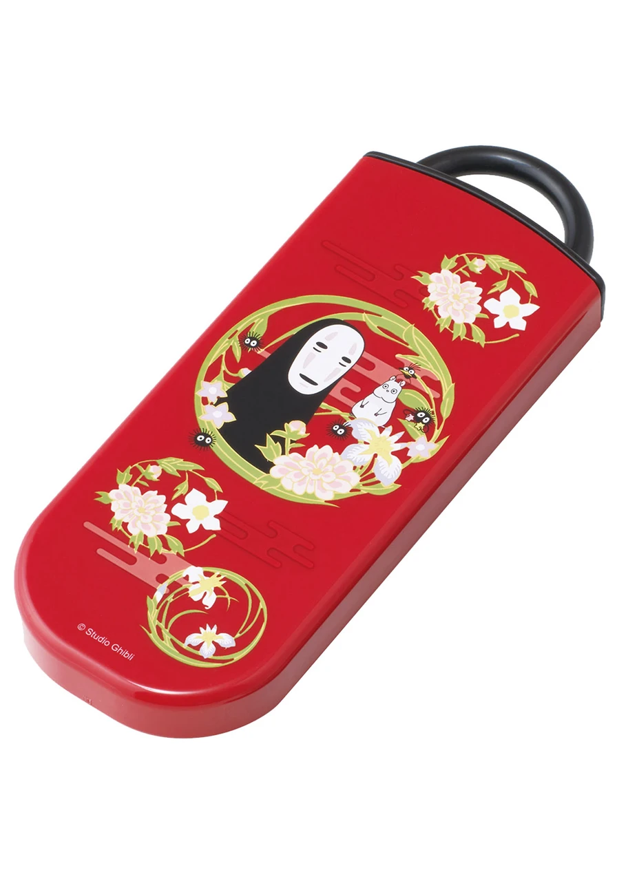 Spirited Away Utensil Set - Includes Reusable Fork, Spoon, Chopsticks and Carrying Case - Authentic Japanese Design-2