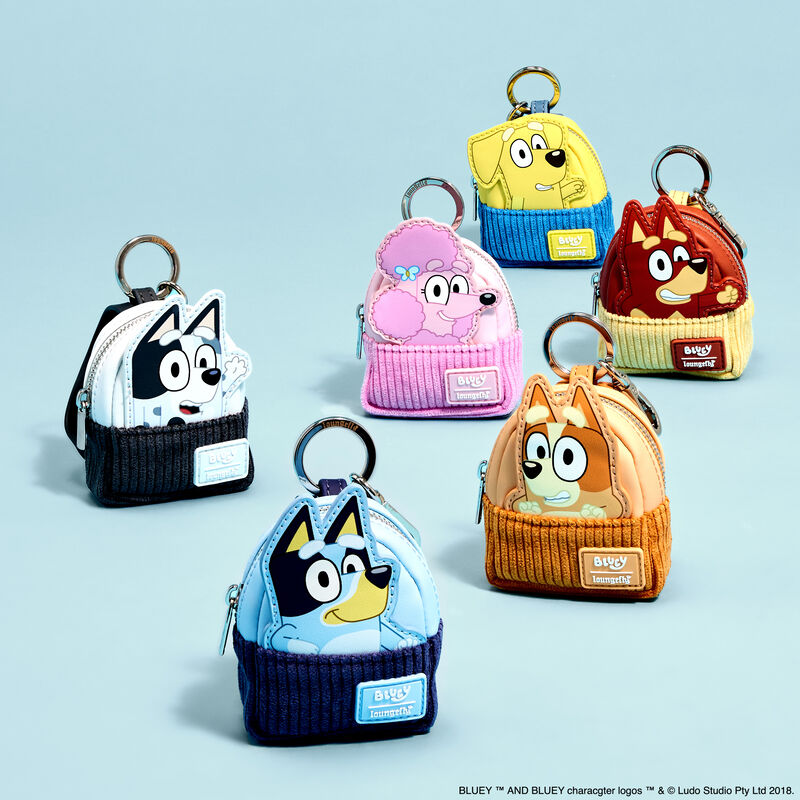 Loungefly Bluey and Friends Mystery Mini Backpack Keychain Charm-2