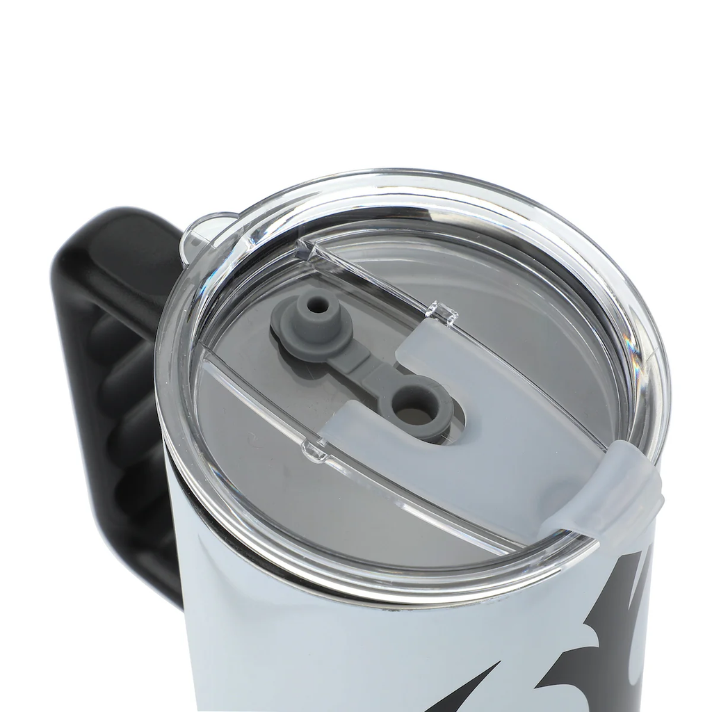 Star Wars Rebel Alliance Vacuum Insulated 40 Oz White Stainless Steel Tumbler with Leak-Proof Lid & Easy Carry Handle for Travel or Home