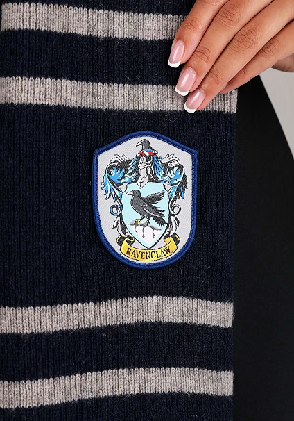 Harry Potter Ravenclaw House Lamb's Wool Scarf for Adults and Kids-5