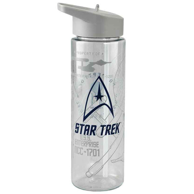 STAR TREK U.S.S. ENTERPRISE 24 OZ. TRITAN WATER BOTTLE