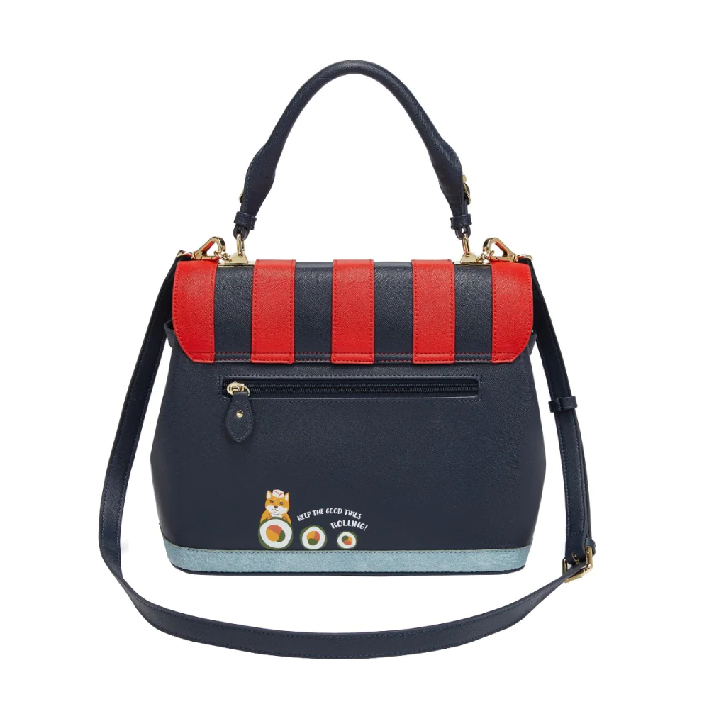 Vendula London Vendula Sushi - Blue Edition Grace Bag-zoom-9