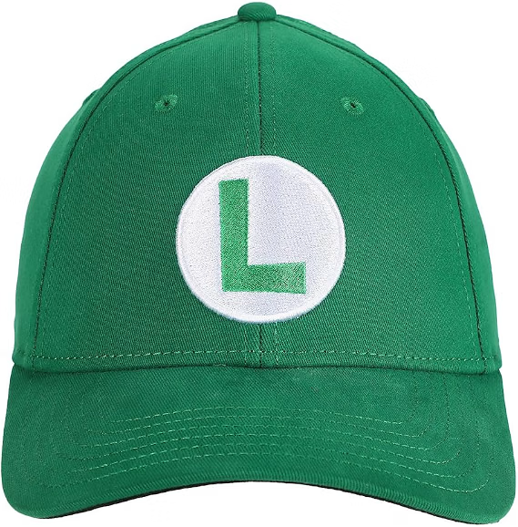 Super Marie Bros Luigi Green flex fit hat-2