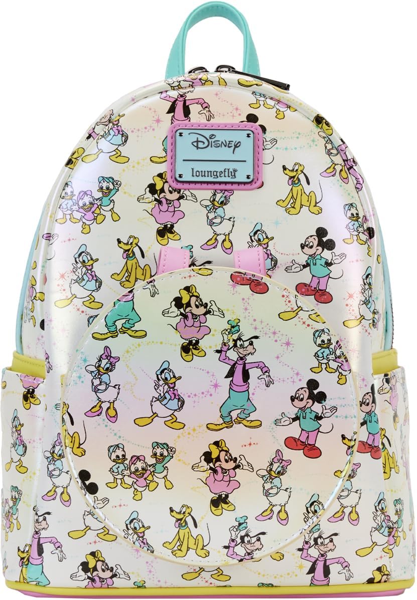 Loungefly Disney D100 Allover Print Ear Holder Mini Backpack-zoom-2