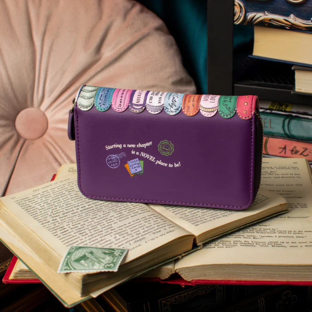 Vendula London Travelling Library Bookshop Medium Ziparound Wallet-zoom-8