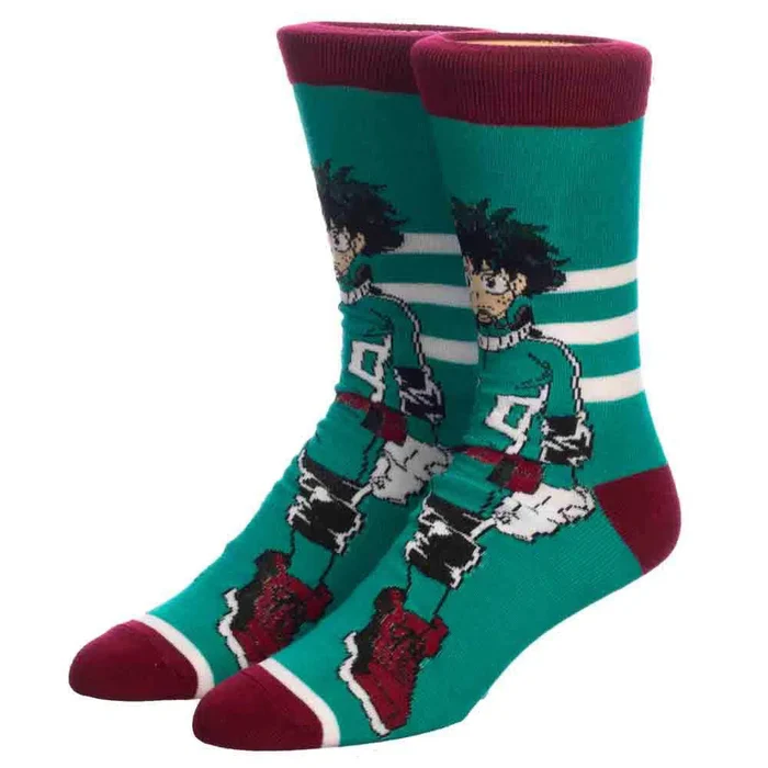 My Hero Academia Casual Crew Socks for Men 3-Pack-2