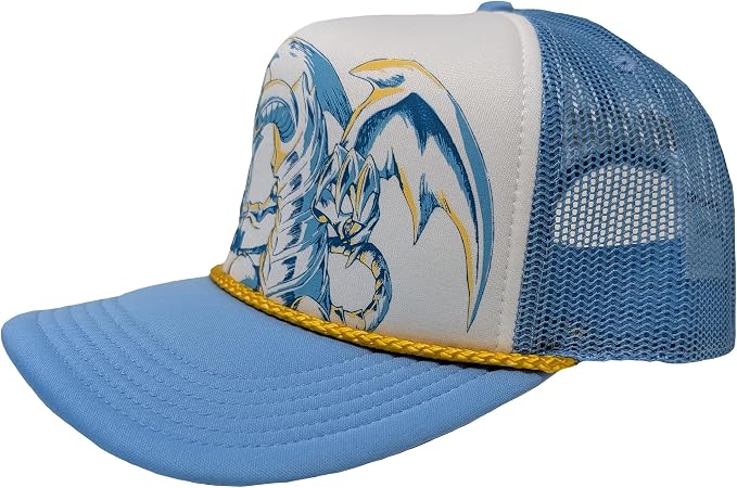 Yu-Gi-Oh! Duel Monsters Blue Eyes White Dragon Adult Trucker Hat