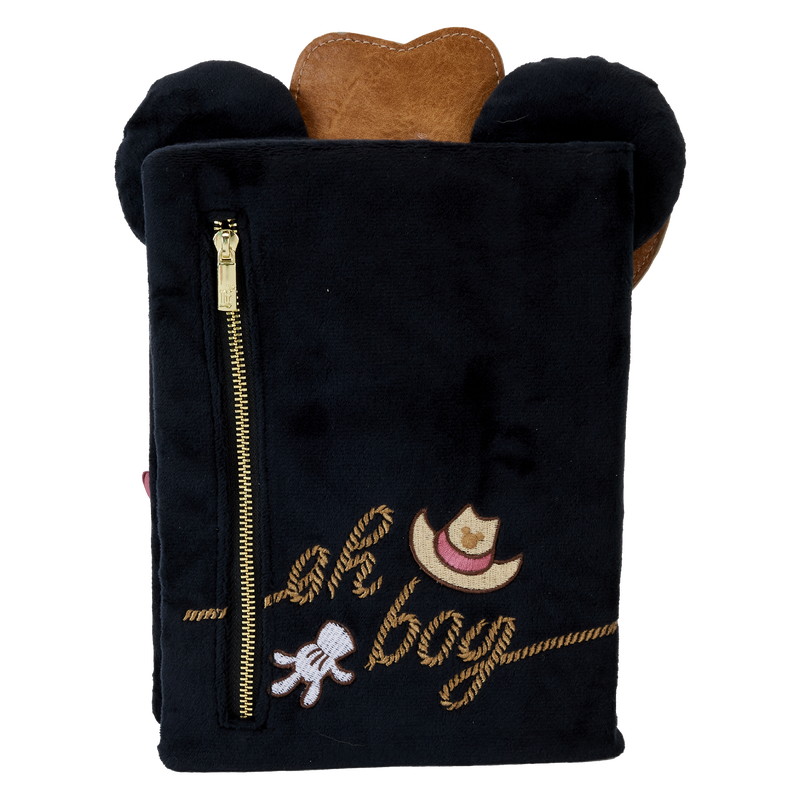 Loungefly Western Mickey Mouse Cosplay Plush Refillable Stationery Journal-5