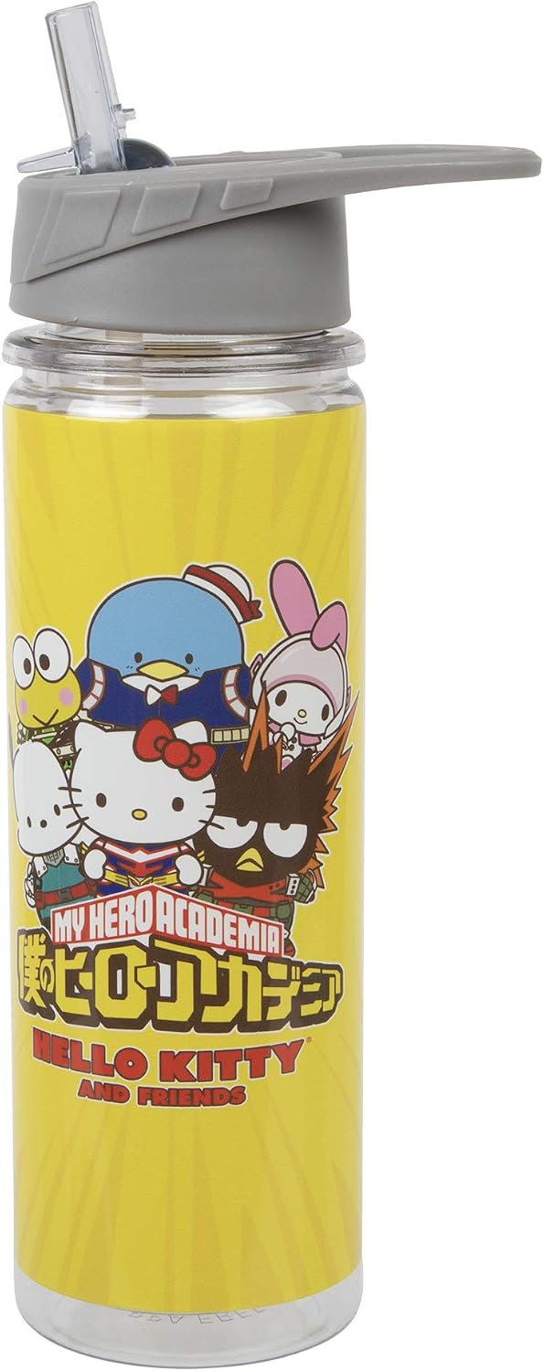 My Hero Academia X Sanrio Hello Kitty 16 oz Tritan Water Bottle-1