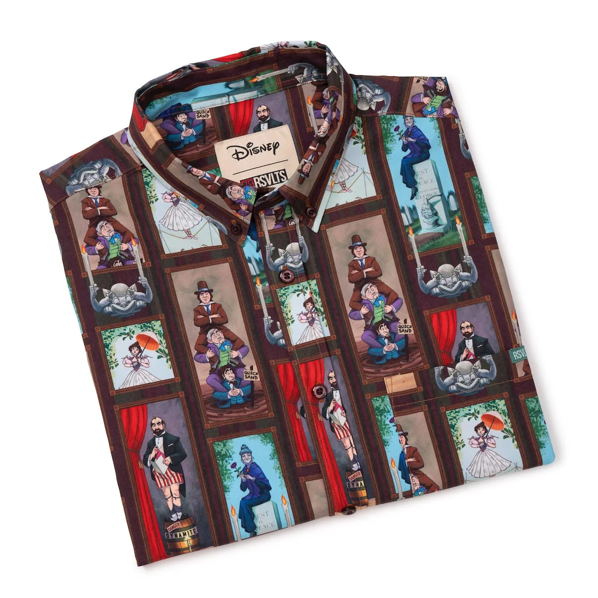 RSVLTS Disney's Haunted Mansion "The Stretching Room" – KUNUFLEX Short Sleeve Shirt-zoom-5