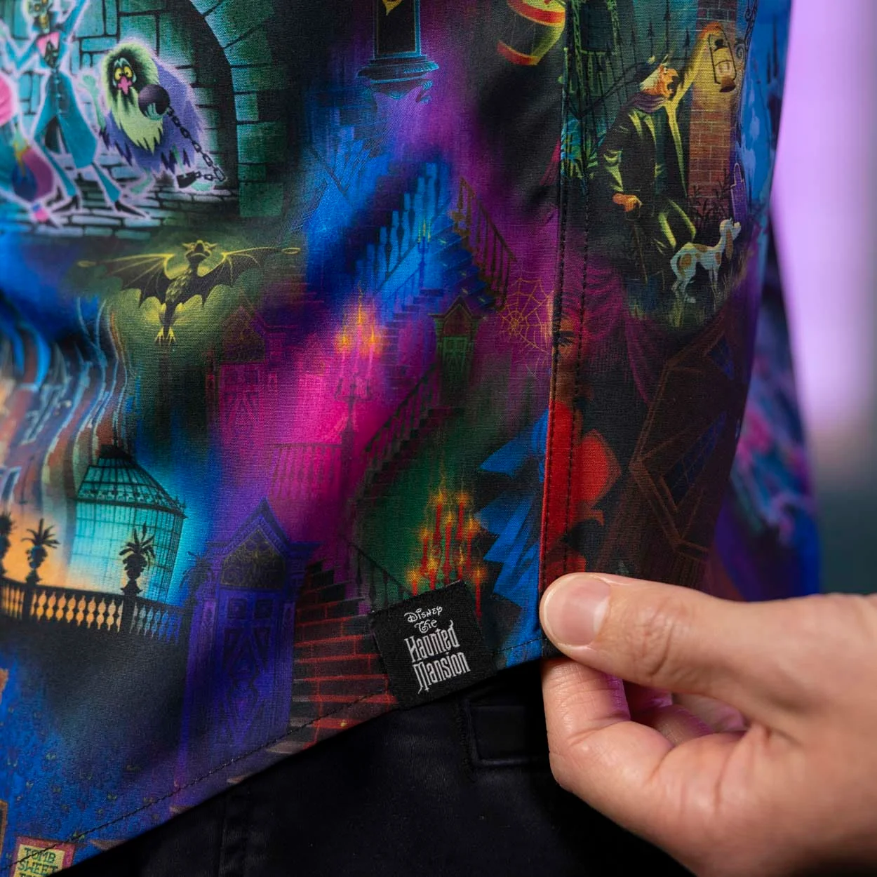 RSVLTS Disney's Haunted Mansion "999 Happy Haunts" – KUNUFLEX Short Sleeve Shirt-9