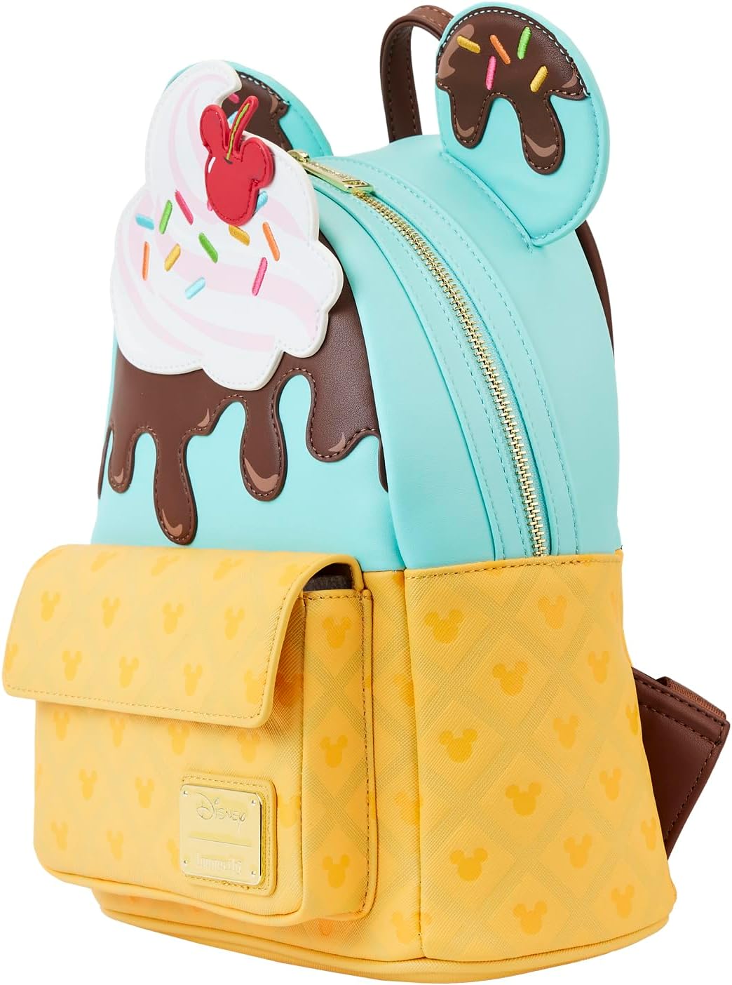 Loungefly Disney Mickey & Minnie Sweets Ice Cream Mini Backpack-zoom-5