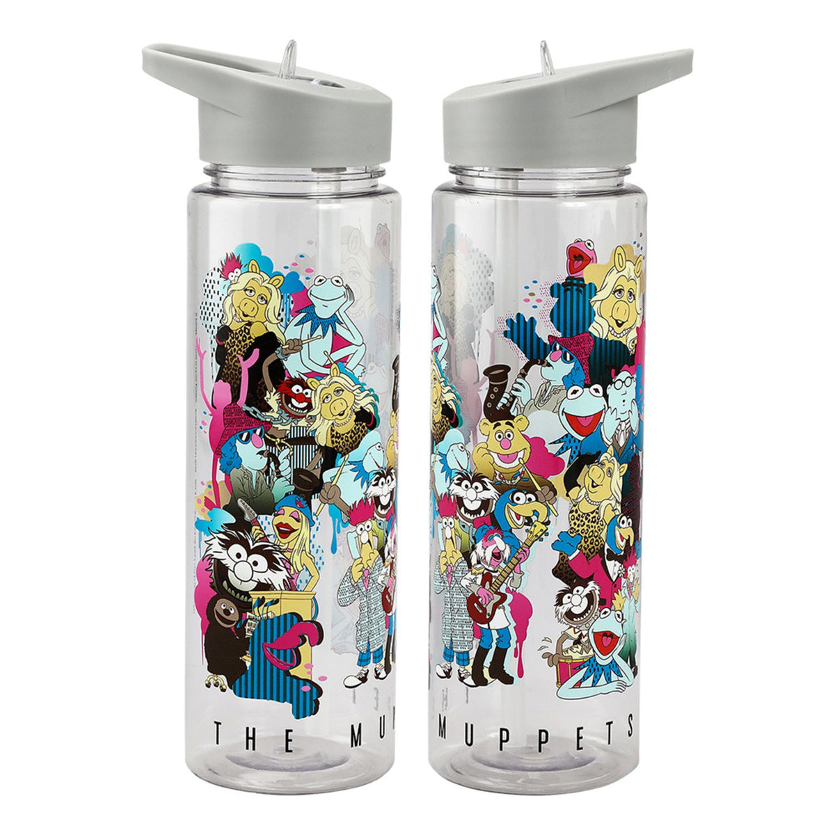 The Muppets Multi Characters 24 Oz Water Bottle-1