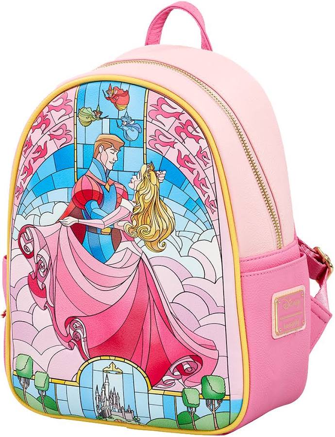 Loungefly Stained Glass Sleeping Aurora Beauty Mini Backpack Exclusive