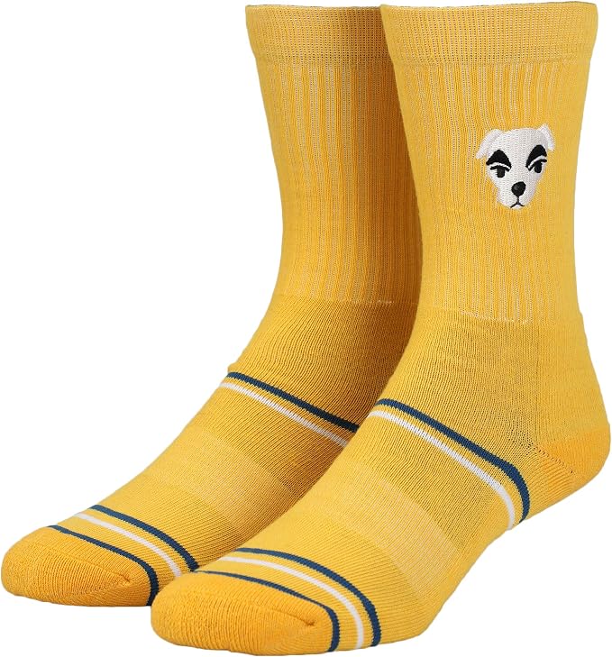 Animal Crossing K.K. Slider Athletic Crew Socks