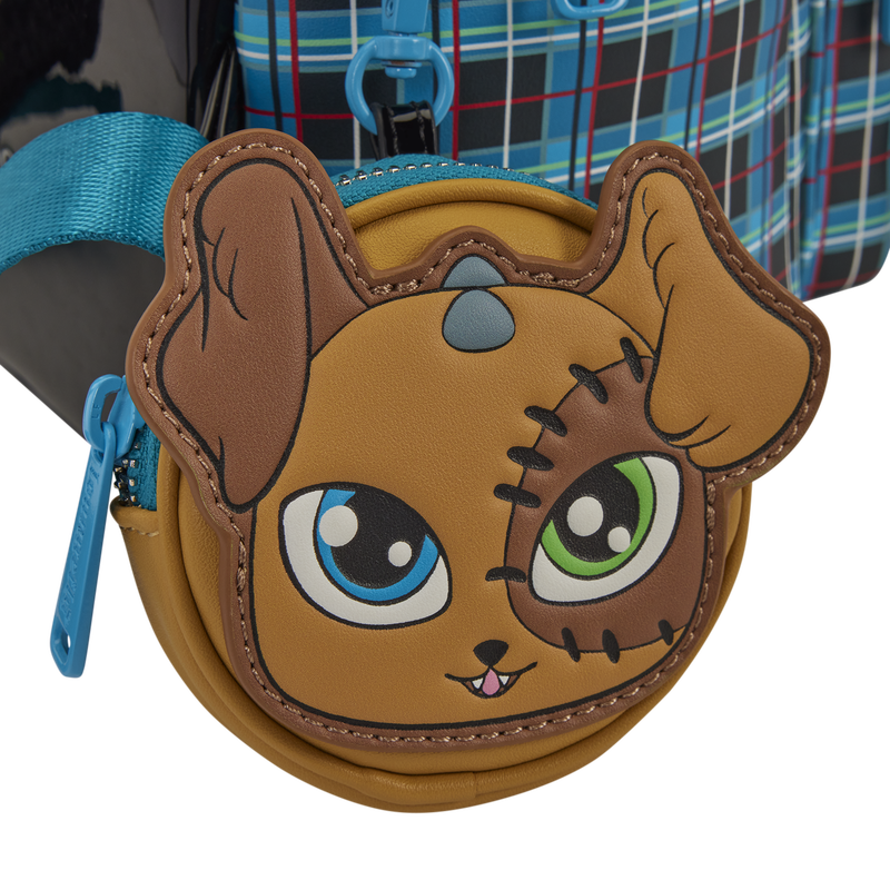 Loungefly Monster High Frankie Cosplay Mini Backpack with Coin Bag