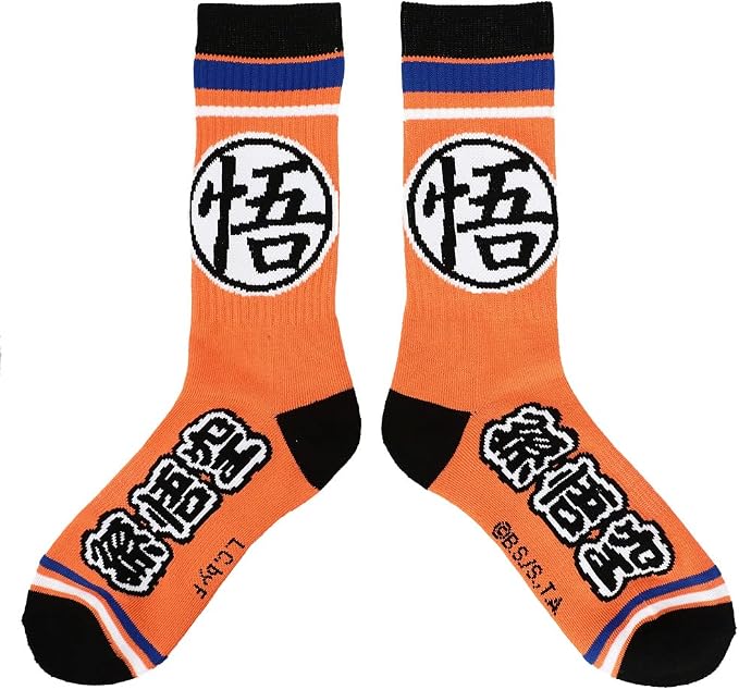 Dragon Ball Z Super Saiyan Novelty 3-Pack Casual Crew Socks for Men-2