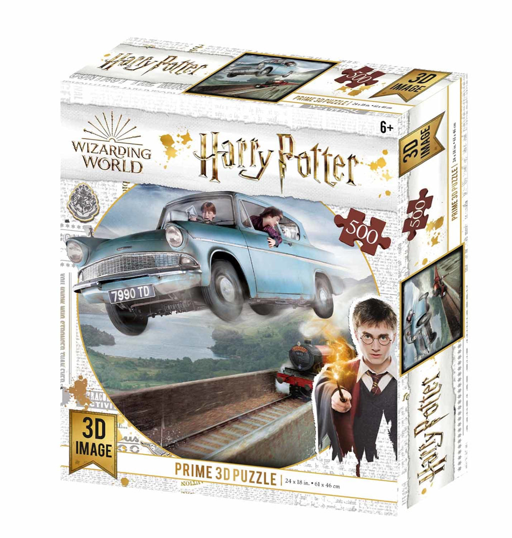 Ford Anglia Harry Potter - 500pc Jigsaw Puzzle by Prime 3D