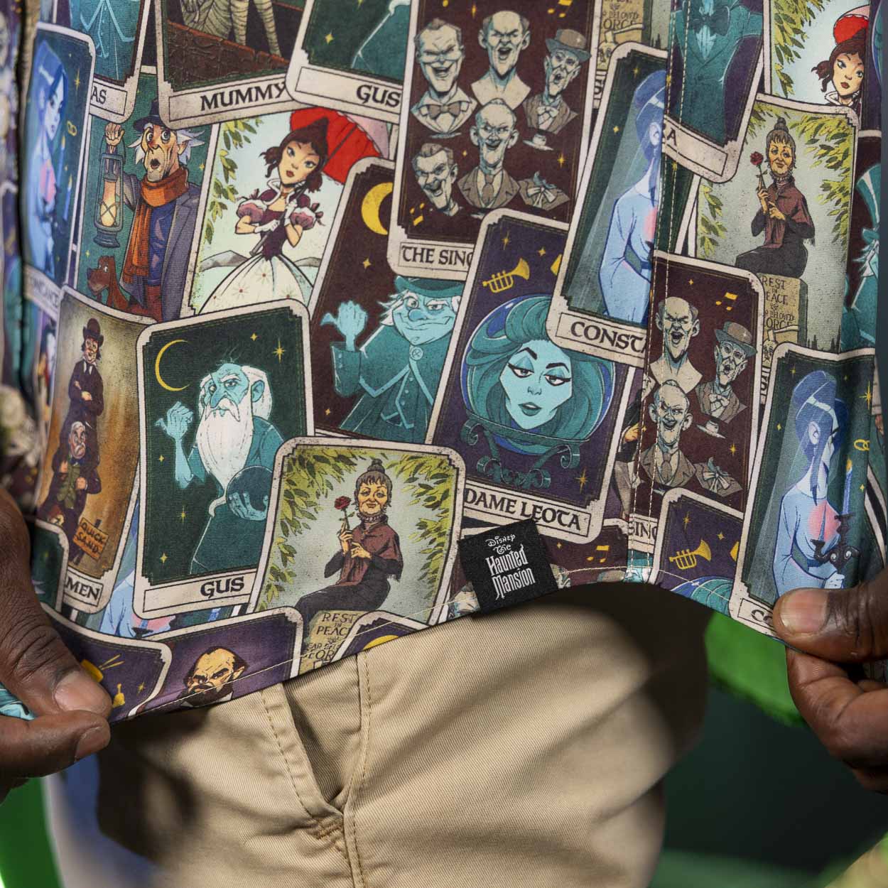 RSVLTS Disney's Haunted Mansion "Deck of the Dead" – KUNUFLEX Short Sleeve Shirt-zoom-6