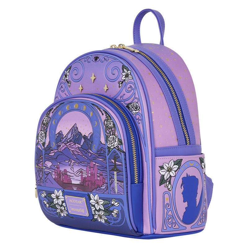 Loungefly A Court of Thorns and Roses Ramiel Mountain Mini Backpack-5