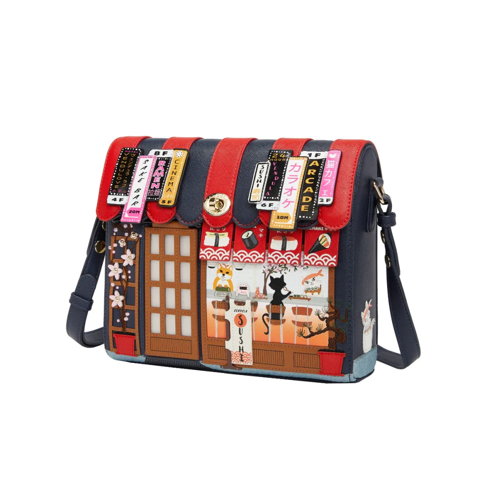 Vendula London Vendula Sushi - Blue Edition Box Bag-11