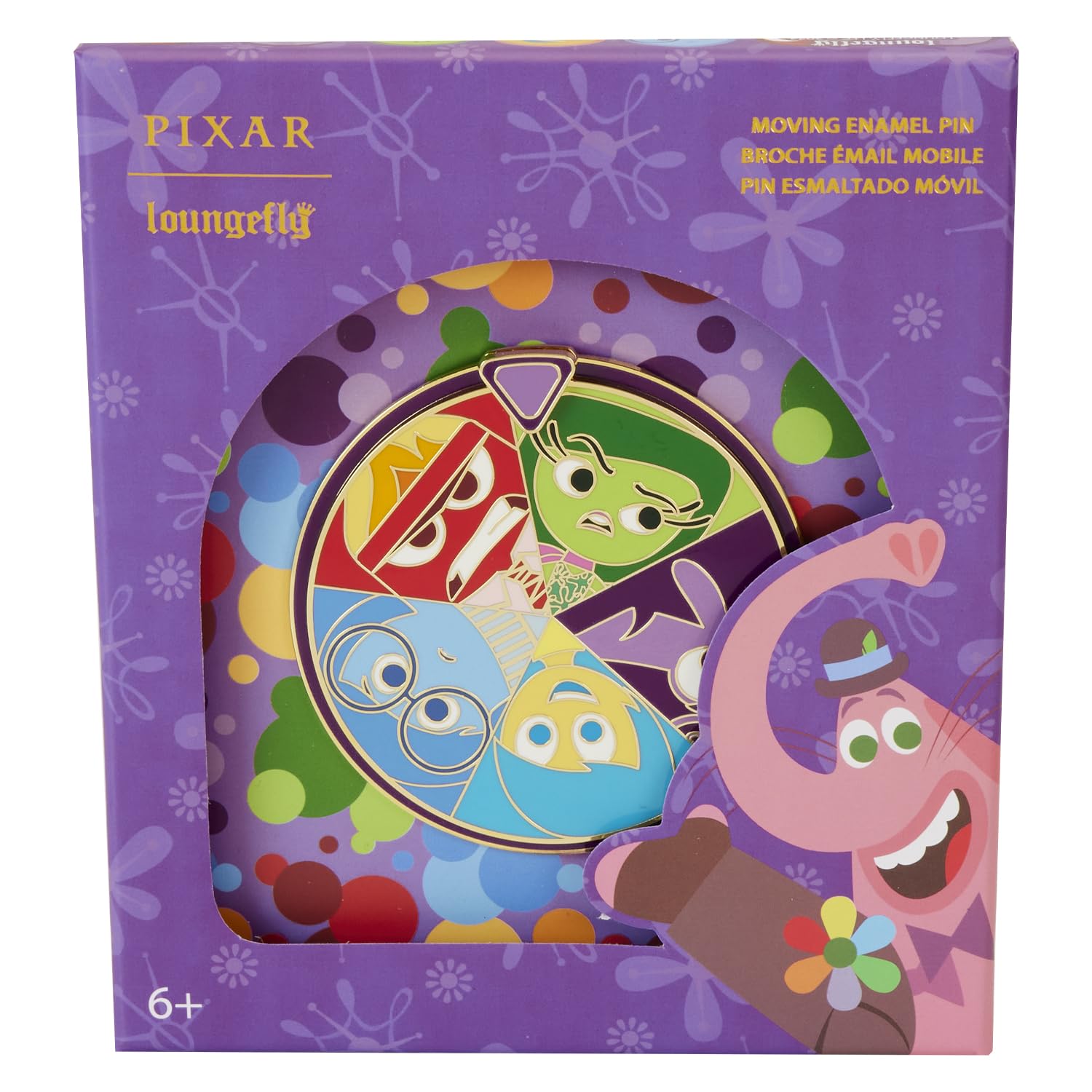 Loungefly Pixar Inside Out Core Memories Spinning 3" Collector Box Pin-1