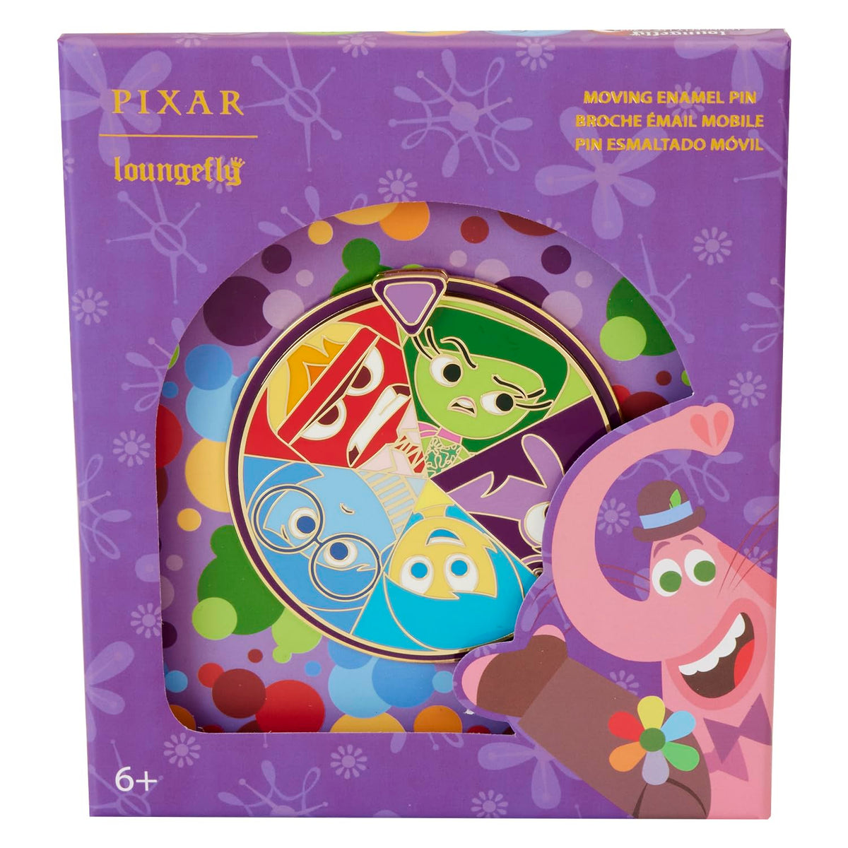 Loungefly Pixar Inside Out Core Memories Spinning 3" Collector Box Pin-zoom-1