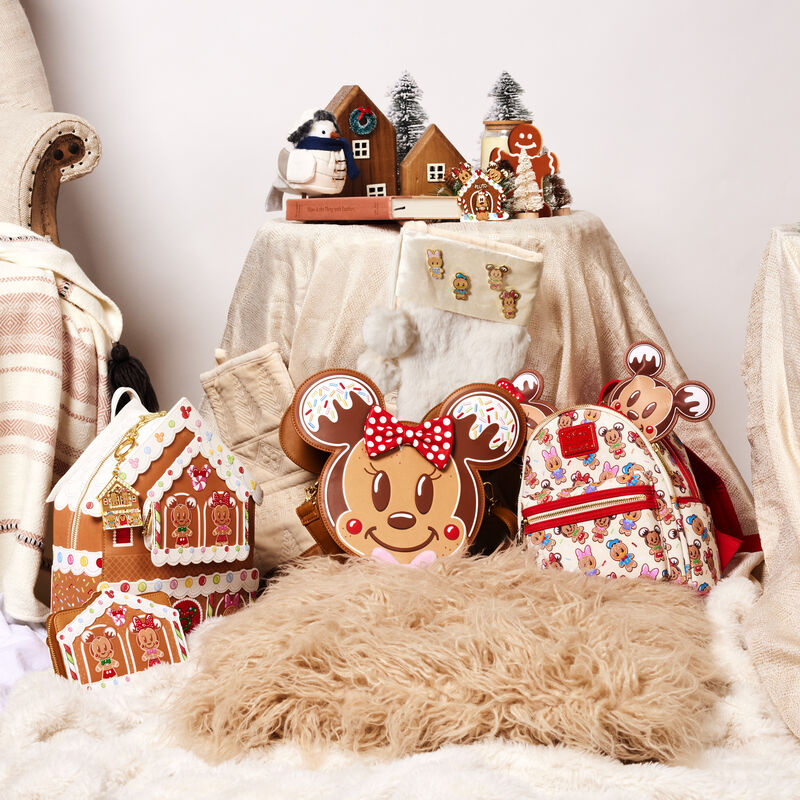 Loungefly Disney Mickey And Friends Gingerbread Keychain
