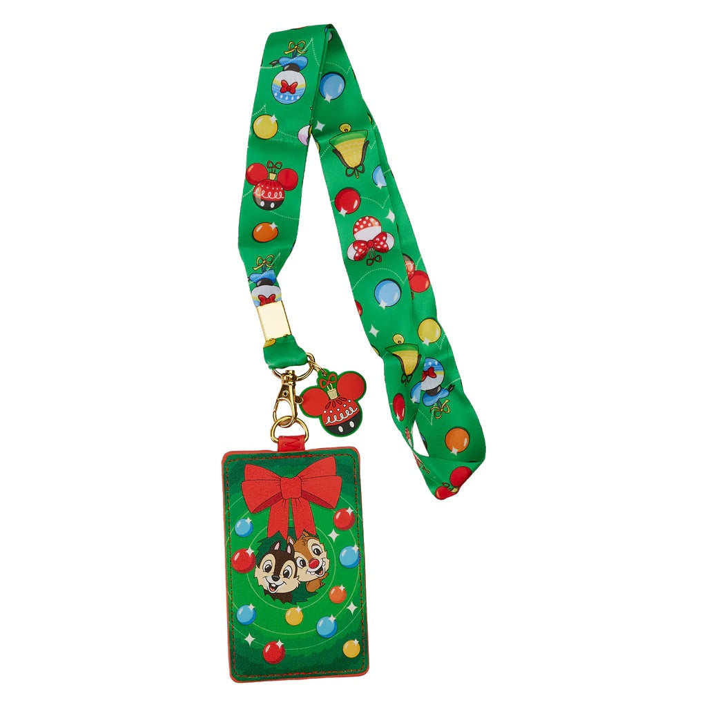 Loungefly Disney Chip and Dale Ornaments Lanyard with Cardholder-zoom-1