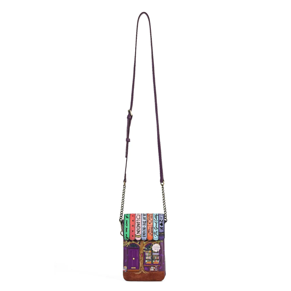 Vendula London Travelling Library Bookshop Phone Pouch-zoom-4