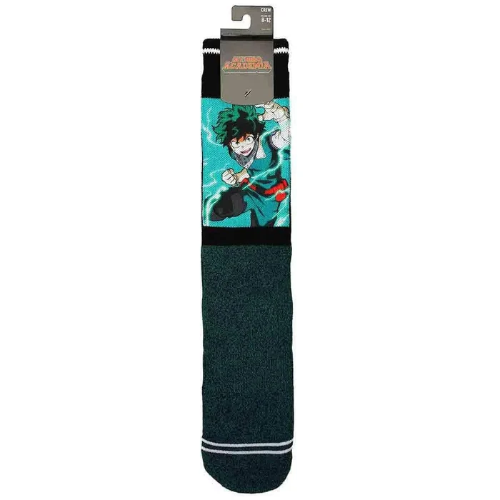My Hero Academia Deku Casual Sublimation Crew Socks for Men-zoom-3