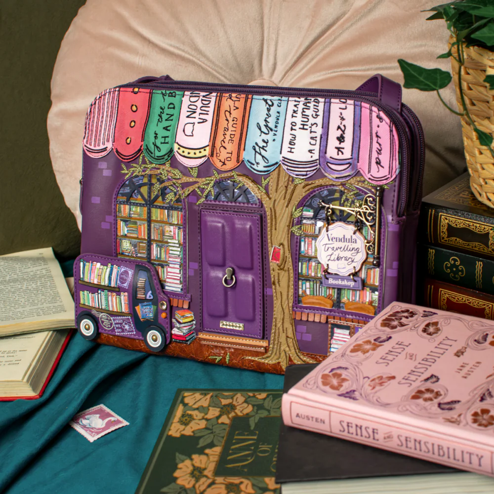 Vendula London Travelling Library Bookshop Bella Bag
