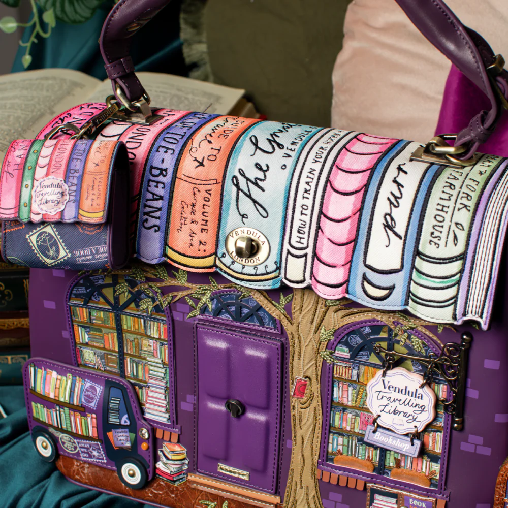 Vendula London Travelling Library Bookshop Grace Bag-zoom-18