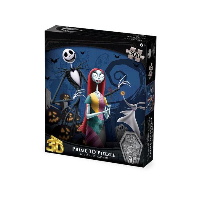 Nightmare Before Christmas 3D Puzzle - 500 Piece Jigsaw Puzzle by Prime 3D