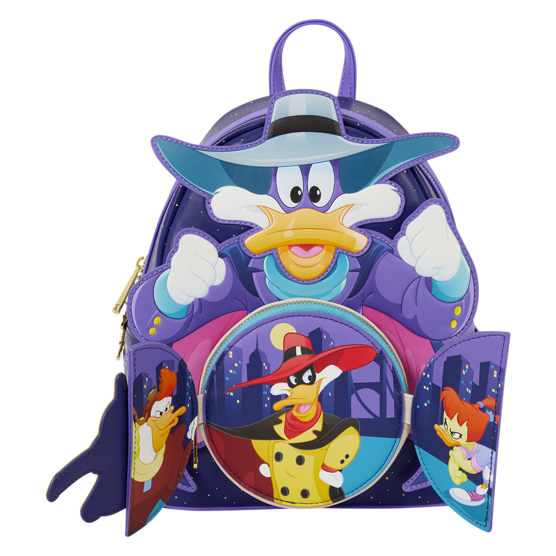 Loungefly Darkwing Duck Glow Mini Backpack-zoom-5
