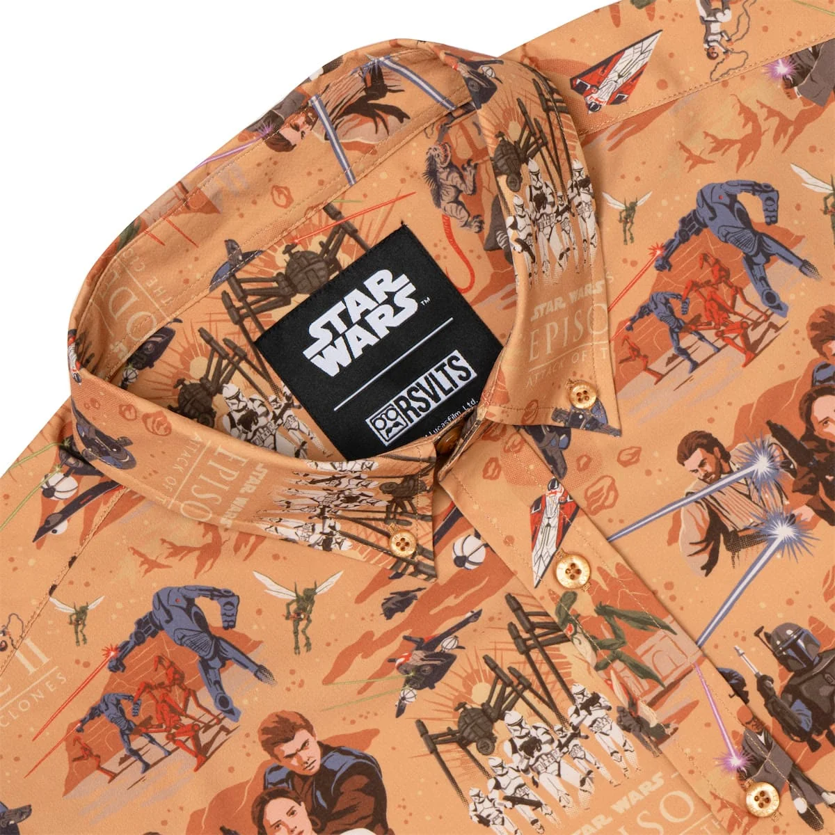 RSVLTS Star Wars "This Slumber Party's Over" – KUNUFLEX Short Sleeve Shirt