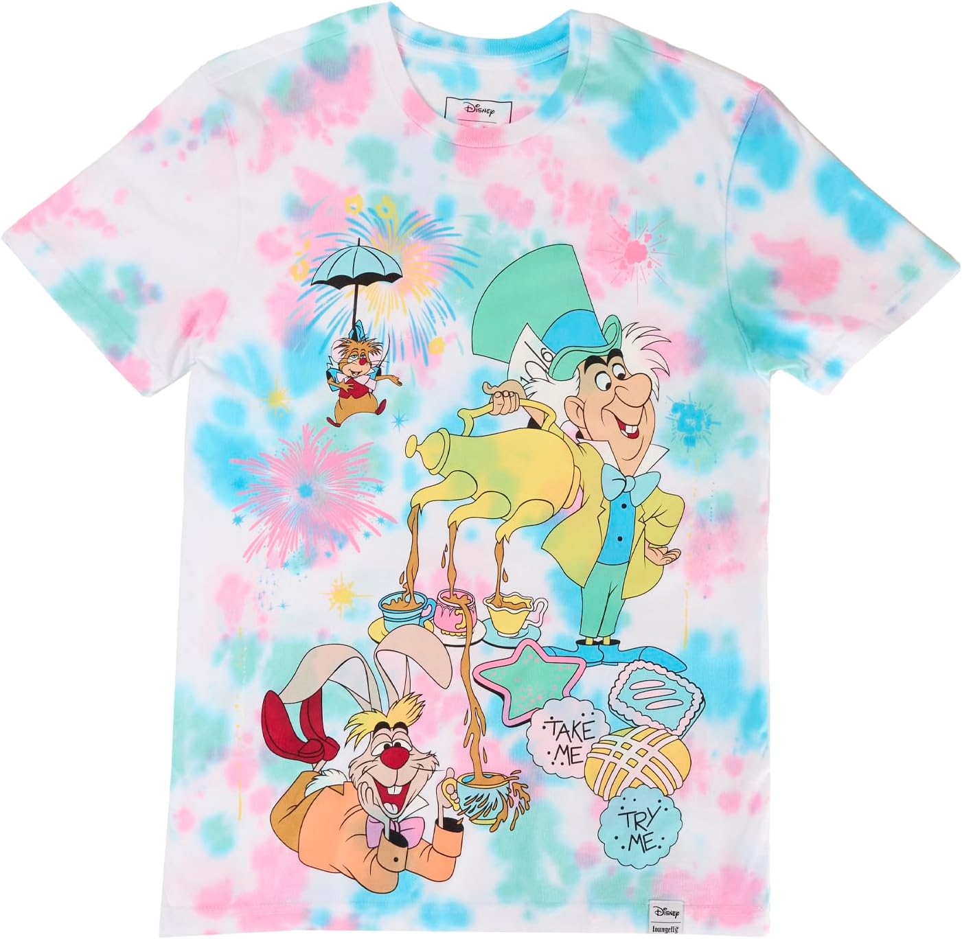 Loungefly Apparel Disney Alice in Wonderland Unbirthday t shirt-zoom-1