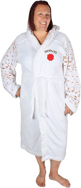 Harry Potter Hedwig Full Sleeve White Robe-2