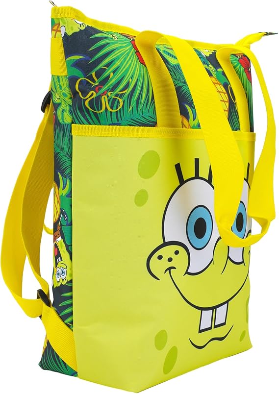 SpongeBob SquarePants Character Face 16  Insulated Cooler Tote-zoom-2